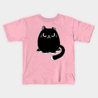 Angry Kitty Ball Kids T-Shirt